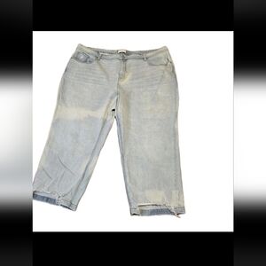 Lane Bryant Flex Magic Distressed High-Rise Signature Fit Straight Ankle Sz 26